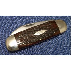 Case XX USA 8 Dot (1972) Laminated Wood 6250 Elephant Toe Knife Case XX USA 8 Dot (1972) Laminated Wood 6250 Elephant Toe Knife