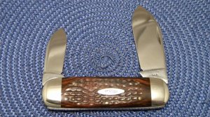 Case XX USA 6 Dot (1974) Laminated Wood 6250 Elephant Toe Knife