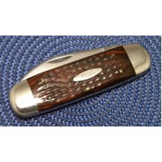 Case XX USA 6 Dot (1974) Laminated Wood 6250 Elephant Toe Knife Case XX USA 6 Dot (1974) Laminated Wood 6250 Elephant Toe Knife