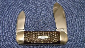 Case XX USA 9 Dot (1971) Laminated Wood 6250 Elephant Toe Knife
