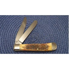 Case XX SS USA 5 Dot (1995) Second Cut Stag 5254 Trapper Knife Case XX SS USA 5 Dot (1995) Second Cut Stag 5254 Trapper Knife