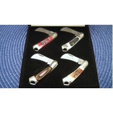 Frost Cutlery Surgical Steel Japan Mini Hawk Bill Knife Set of 4 Miniature Knives - NIB Frost Cutlery Surgical Steel Japan Mini Hawk Bill Knife Set of 4 Miniature Knives - NIB