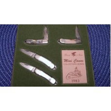 Frost & Son Japan Mini Canoe Knife Set of 4 Miniature Knives - NIB Frost & Son Japan Mini Canoe Knife Set of 4 Miniature Knives - NIB
