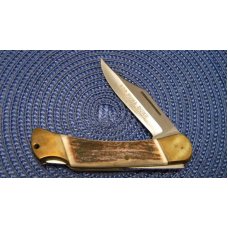 Puma Germany Stainless Stag 905 Duke Folding Lockback Knife c.1978 in Box