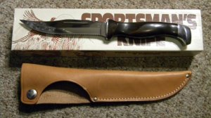 Cutco 1769 D77 Sportsman Camping, Hunting & Fishing Fixed Blade Knife & Sheath in Box