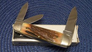 Ka-Bar (Cole) TT201 Stag Whittler Knife - NIB
