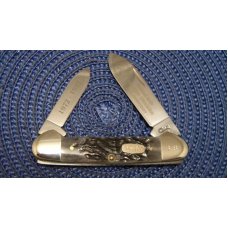 Case XX USA 1972-1997 25th Anniversary NKCA Club Knife Bone 62131 SS Canoe - NIB Case XX USA 1972-1997 25th Anniversary NKCA Club Knife Bone 62131 SS Canoe - NIB