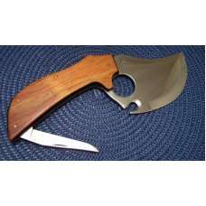 Case XX SS USA 9 Dot (1981) Wood Caribou Skinner Knife and Sheath - NIB Case XX SS USA 9 Dot (1981) Wood Caribou Skinner Knife and Sheath - NIB
