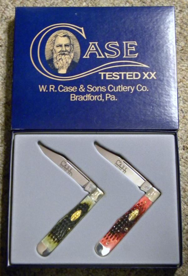 Case XX SS USA 3 Dot (1987) Bone R6111 1/2 & G6111 1/2 Tested XX Commemorative Knife Set - NIB Case XX SS USA 3 Dot (1987) Bone R6111 1/2 & G6111 1/2 Tested XX Commemorative Knife Set - NIB