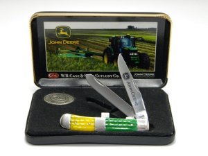 Case XX USA 2009 Bone 6254 SS John Deere Trapper Knife - NIB