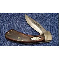 Case XX SS USA 9 Dot (1981) Wood Sidewinder Side Release Lockblade Knife - NIB