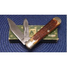 Ka-Bar USA Brown Bone Large Jack Knife in Box Ka-Bar USA Brown Bone Large Jack Knife in Box