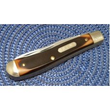 Schrade USA 94OT Old Timer Gunstock Trapper Knife Sterling (Fur) Outfitters 25th Anniversary - NIB Schrade USA 94OT Old Timer Gunstock Trapper Knife Sterling (Fur) Outfitters 25th Anniversary - NIB