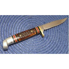 Western USA 628 E Delrin Fixed Blade Sheath Knife c.1981
