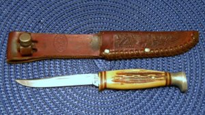 Ka-Bar USA Bone or Stag? Fixed Blade Sheath Knife
