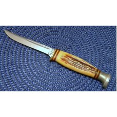 Ka-Bar USA Bone or Stag? Fixed Blade Sheath Knife Ka-Bar USA Bone or Stag? Fixed Blade Sheath Knife