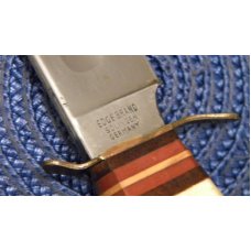 Edge Brand Solingen Germany Stag 473 Fixed Blade Sheath Knife
