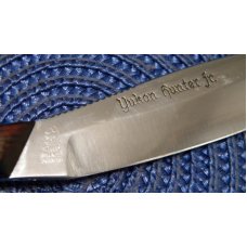 Othello Solingen Germany G.C. Co. 039 Wood Yukon Hunter Jr. Fixed Blade Sheath Knife Othello Solingen Germany G.C. Co. 039 Wood Yukon Hunter Jr. Fixed Blade Sheath Knife