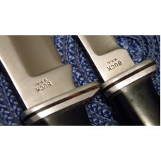 Buck USA 104 Fixed Blade Hunting Sheath Knife Twin Set Buck USA 104 Fixed Blade Hunting Sheath Knife Twin Set
