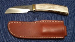 Randall Non Catalog Cattleman Stag Fixed Blade Sheath Knife
