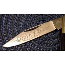 Hen & Rooster Bertram Germany CM-8 Wood 219 Zipper Engraved Bolsters Folding Pocket Knife - NIB Hen & Rooster Bertram Germany CM-8 Wood 219 Zipper Engraved Bolsters Folding Pocket Knife - NIB