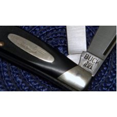 Buck 301 USA (Camillus) Black Delrin Stockman Knife in Box c.1974-1985 Buck 301 USA (Camillus) Black Delrin Stockman Knife in Box c.1974-1985