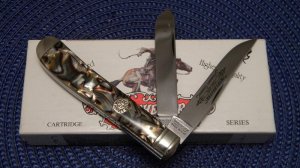 Winchester Trademark USA Hornet Series 1994 Celluloid W18 20004 Trapper Knife - NIB