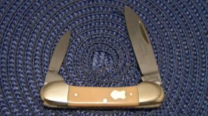 Jim Bowie (German Eye) Premium Quality Hand Made Germany Yellow Mini Canoe Knife