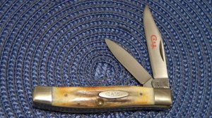 Case XX Stainless USA 2 Dot (1978) Stag Red Etch 52032 SSP 2 Blade Stockman Knife