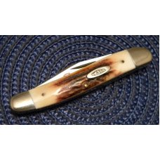 Case XX Stainless USA 2 Dot (1978) Stag Red Etch 52087 SSP 2 Blade Stockman Knife Case XX Stainless USA 2 Dot (1978) Stag Red Etch 52087 SSP 2 Blade Stockman Knife