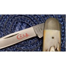 Case XX Stainless USA 2 Dot (1978) Stag Red Etch 5279 SSP Equal End Pen Knife Case XX Stainless USA 2 Dot (1978) Stag Red Etch 5279 SSP Equal End Pen Knife