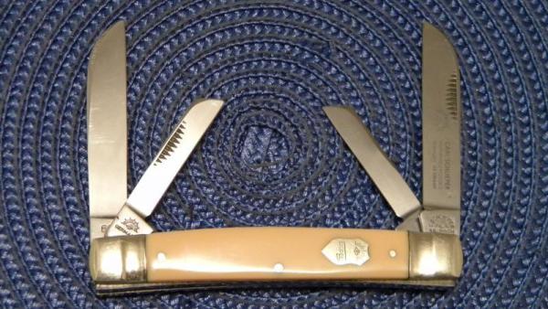Carl Schlieper Solingen Germany German Eye 60Y Yellow Congress Knife Carl Schlieper Solingen Germany German Eye 60Y Yellow Congress Knife