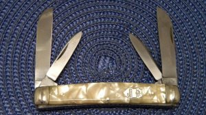 German Eye Solingen Germany Cracked Ice 3 Eye Congress Knife