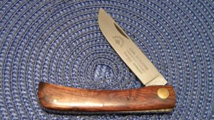 Carl Schlieper German Eye Solingen Germany Wood 99jr Sodbuster Knife