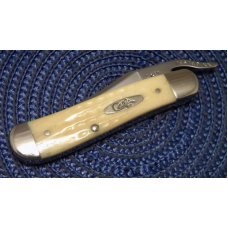 Case XX USA 2001 Natural Bone 61953L SS Russlock Knife Case XX USA 2001 Natural Bone 61953L SS Russlock Knife