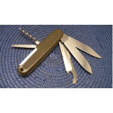 Victorinox Switzerland Stainless Rostfrei Mauser Green 5 Blade Folding Knife