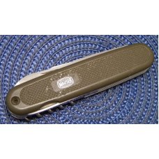 Victorinox Switzerland Stainless Rostfrei Mauser Green 5 Blade Folding Knife