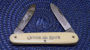 German Eye 3 Eye Solingen Germany Imitation Piano Key Ivory Office Pen Knife