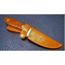 Boker Solingen Germany 440C Stainless 511 Wood Fixed Blade Sheath Knife Boker Solingen Germany 440C Stainless 511 Wood Fixed Blade Sheath Knife