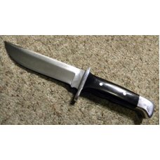 Buck 124 USA Micarta Frontiersman Fixed Blade Hunting Sheath Knife Pre 1986 Buck 124 USA Micarta Frontiersman Fixed Blade Hunting Sheath Knife Pre 1986