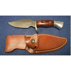 Westmark USA (Western) 703 Wood Fixed Blade Camping/Hunting Sheath Knife - NIB Westmark USA (Western) 703 Wood Fixed Blade Camping/Hunting Sheath Knife - NIB