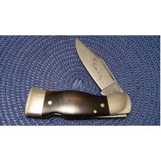 Western USA S-534 B Wood Westlock Lockback Knife & Pouch c.1978 - NIB Western USA S-534 B Wood Westlock Lockback Knife & Pouch c.1978 - NIB