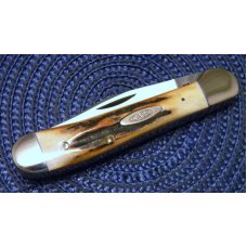 Case XX Stainless USA 1 Dot (1979) Bradford Centennial Stag 5249 SSP Copperhead Knife Case XX Stainless USA 1 Dot (1979) Bradford Centennial Stag 5249 SSP Copperhead Knife
