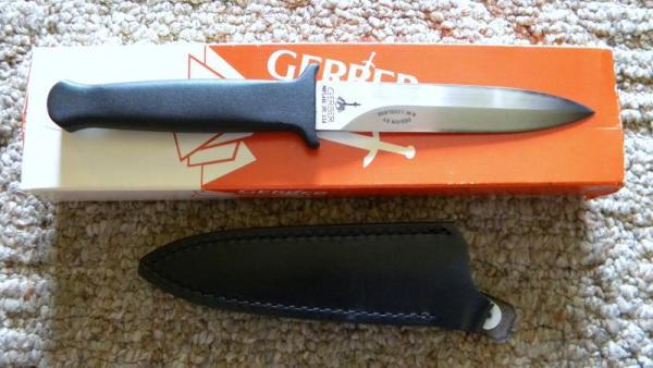Gerber Portland ORE USA R.W. Loveless Design Guardian 1 Fixed Blade Sheath Knife - NIB