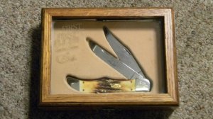 Case XX SS USA 2 Dot (1988) Stag 5265 Folding Hunter Knife First Flight Commemorative 1903 - NIB