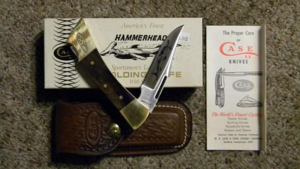 Case XX Stainless USA 2 Dot (1978) Wood P159-LSSP Hammerhead Lockback Knife - NIB Case XX Stainless USA 2 Dot (1978) Wood P159-LSSP Hammerhead Lockback Knife - NIB