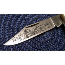 Boker Solingen Germany 1983 LTD. Wood The Farmboy Barlow Knife - NIB