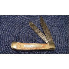 Boker Solingen Germany 2525 LTD. Bone White Lightning Trapper Knife c.1980 - NIB Boker Solingen Germany 2525 LTD. Bone White Lightning Trapper Knife c.1980 - NIB
