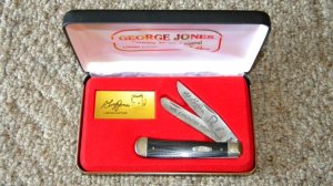 Case XX USA 2009 Micarta 10254 Trapper Knife - George Jones 
