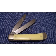 Case XX USA 4 Dot (1986) Yellow 3254 Trapper Knife Legal Tender $2.05 - NIB